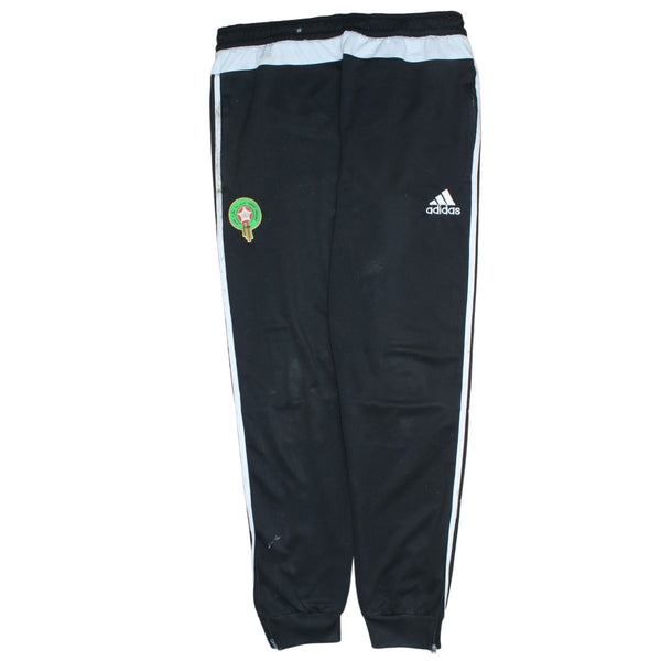 Adidas Men's 90s Vintage Black Cotton Joggers Sweatpants XL Tracksuit