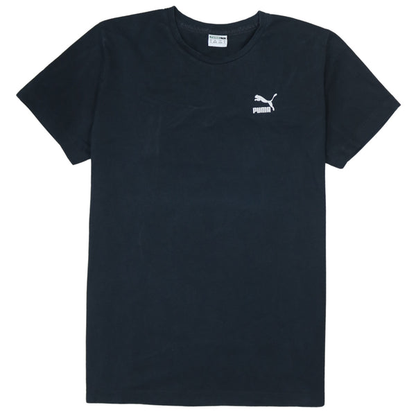 Puma 90's Short Sleeves Crew Neck T Shirt Medium Black