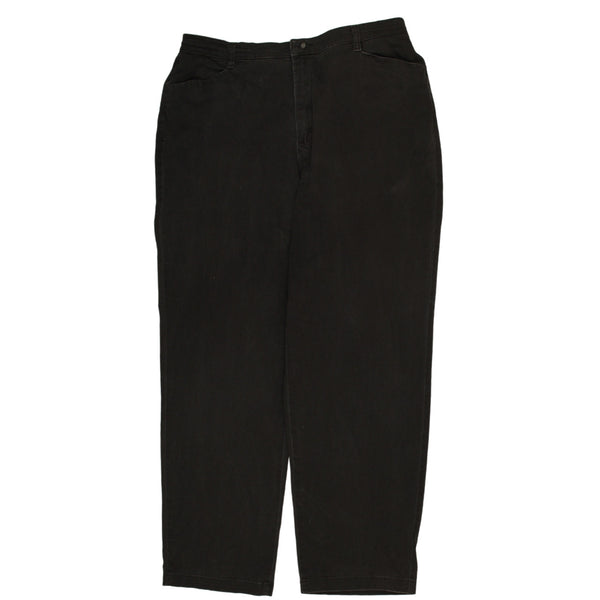 Lee 90's Vintage Black Baggy Straight Leg Trousers - Men's Medium