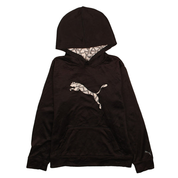 Puma Vintage 90's Black Pullover Hoodie Large