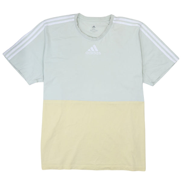 Adidas 90’s Vintage Crew Neck Short Sleeve T-Shirt 2XL Grey Cotton