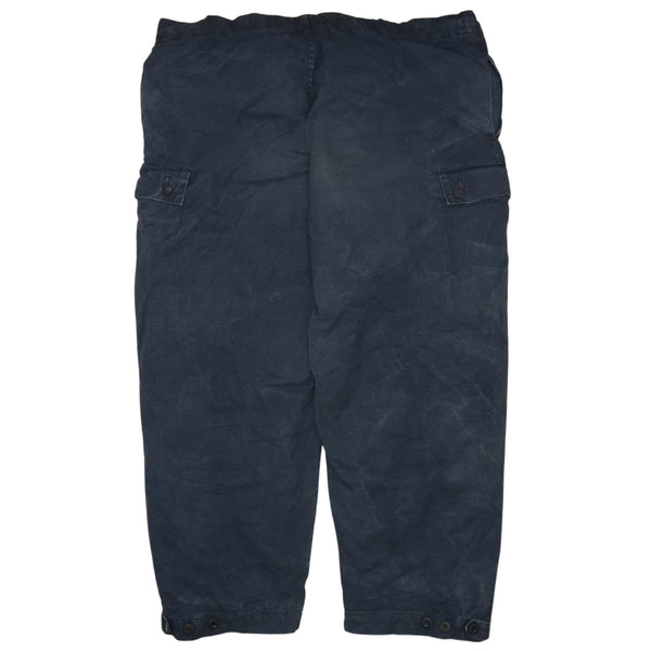 Active 90s Black Lightwash Baggy Straight Leg Trousers Men's 44