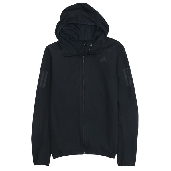 Adidas 90's Sportswear Full Zip Up Windbreaker Small Black