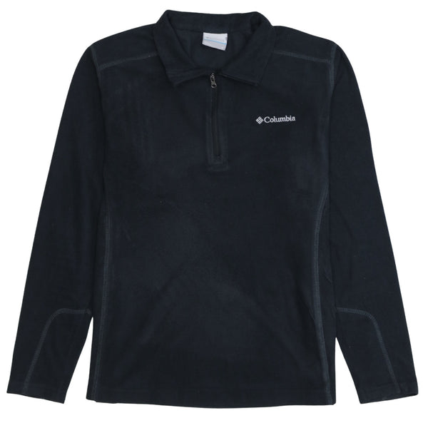 Columbia 90's Hiking Warm Quarter Zip Sweatshirt Small Black