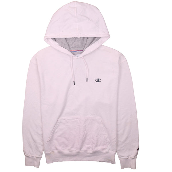 Champion 90's White Medium Hoodie Pullover with Drawstring Pockets