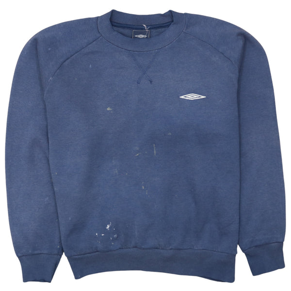 Retro 90's Umbro Lightweight Crew Neck Sweatshirt, Medium Navy Blue