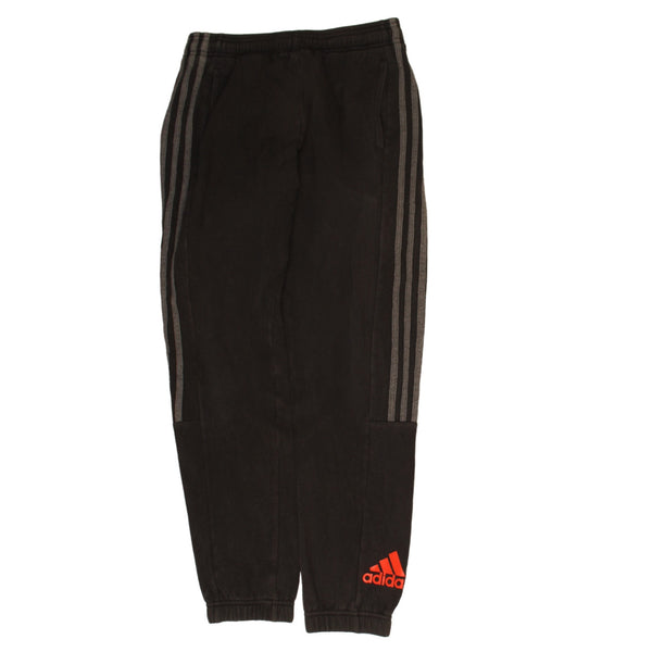 Adidas 90's Black Elasticated Waistband Joggers Sweatpants Women's Large