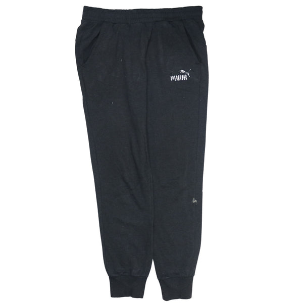 Puma 90's Casual Joggers / Sweatpants Small Black