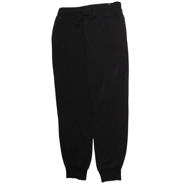 Puma Men's 90s Black Vintage Joggers Sweatpants Medium Drawstrings