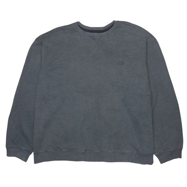 Vintage 90's Starter Heavyweight Crew Neck Sweatshirt Gray XXL