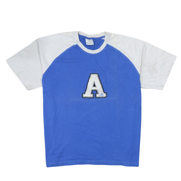 Adidas 90's Short Sleeves Crew Neck T Shirt XXLarge (2XL) Blue