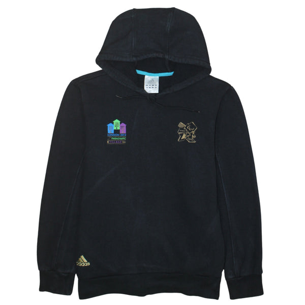 Adidas 90's Loungwear Pullover Hoodie Small Black