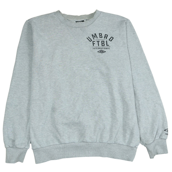 Vintage 90's Umbro Heavyweight Grey Crew Neck Sweatshirt XL
