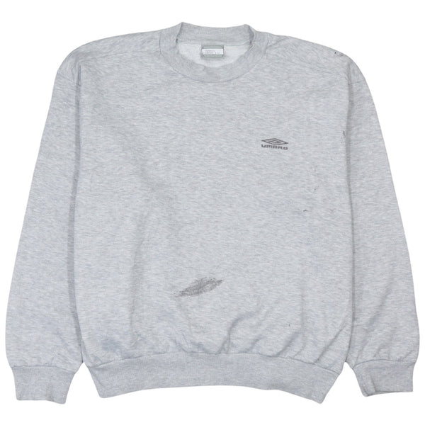 Umbro 90's Lightweight Crew Neck Sweatshirt XXXLarge  Grey