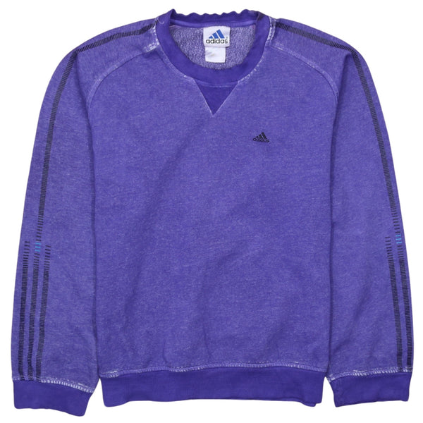 Adidas Lightweight Crew Neck Sweatshirt - 90's Vintage Purple, Men's Medium