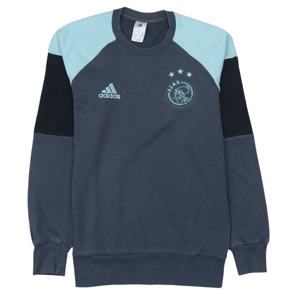 Adidas 90's Lightweight Crew Neck Sweatshirt Medium Blue