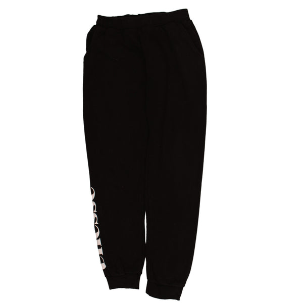 Ellesse Vintage 90s Black Joggers Elastic Waist Drawstring Medium