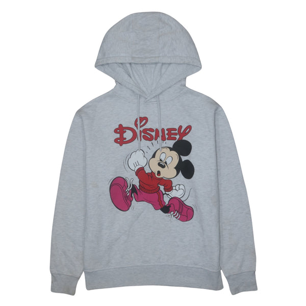 Vintage 90's Disney XSmall Grey Hoodie Mickey Mouse Pullover