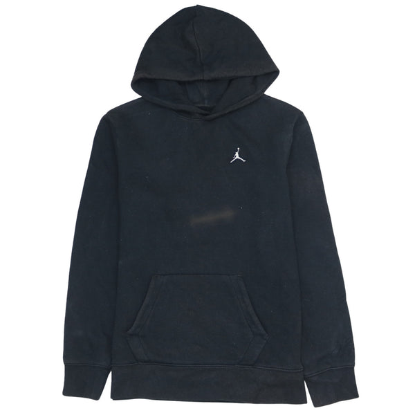 Jordan Women's XL Black 90's Vintage Drawstring Pullover Hoodie
