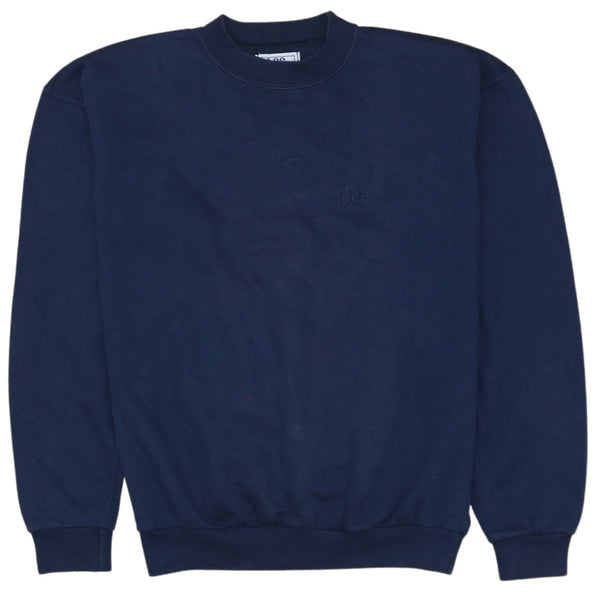 Lee 90's Vintage Heavyweight Crew Neck Sweatshirt Mens Small Blue