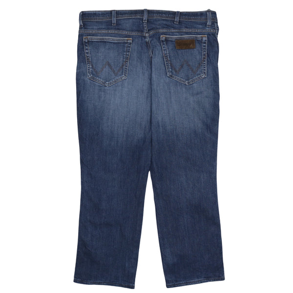Wrangler 90's Lightwash Straight Leg Baggy Jeans / Pants 40 Blue