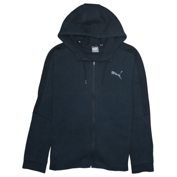 Puma 90's Sportswear Full Zip Up Hoodie XLarge Black