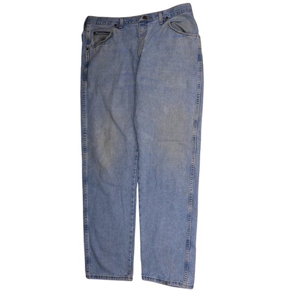 Vintage Wrangler 90's Blue Baggy Straight Leg Men's Pants Size 38