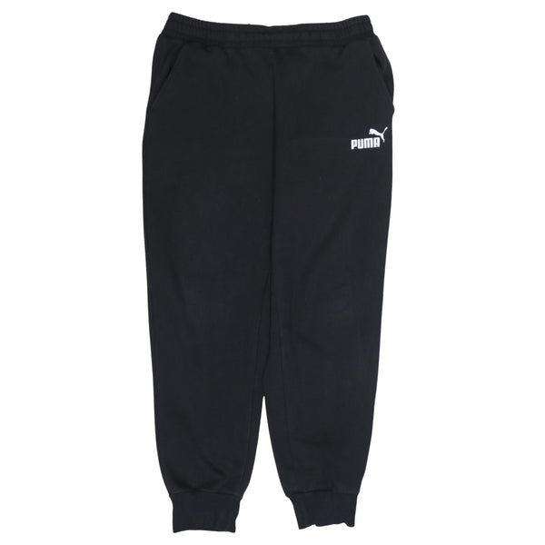Puma 90's Rib Cuff Casual Joggers / Sweatpants Medium Black