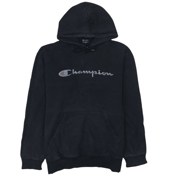 Champion 90's Spellout Pullover Hoodie XXLarge (2XL) Black
