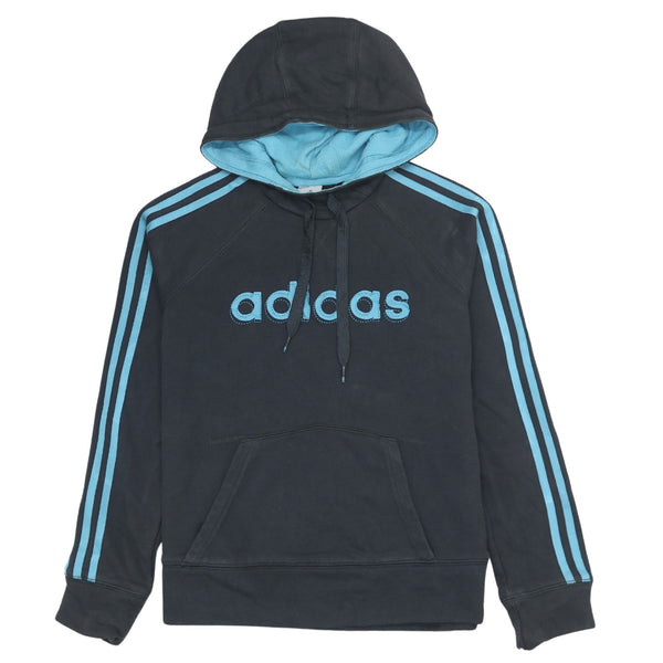 Adidas 90's Spellout Pullover Hoodie Medium Black