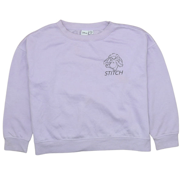 Vintage Disney 90's Stitch Crew Neck Sweatshirt Women's Medium Purple