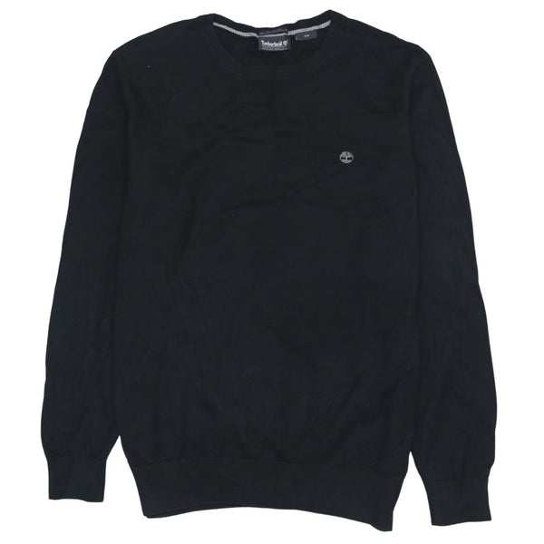 Timberland Vintage Black Heavyweight Crew Neck Sweatshirt Medium