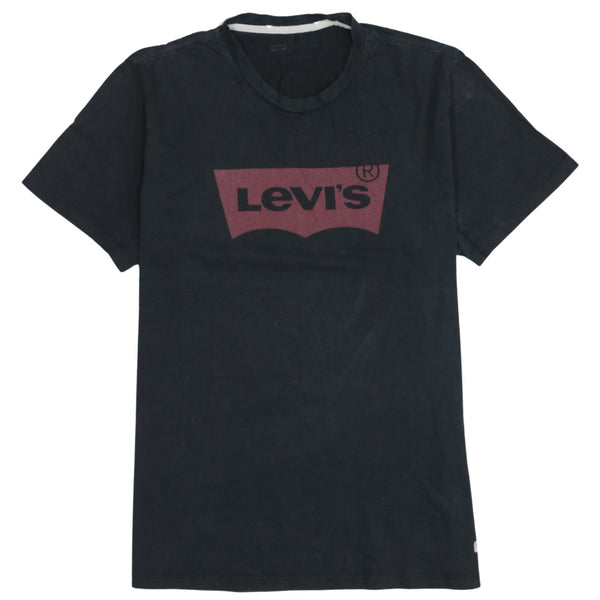 Levi's 90's Spellout Short Sleeves T Shirt Medium  Black