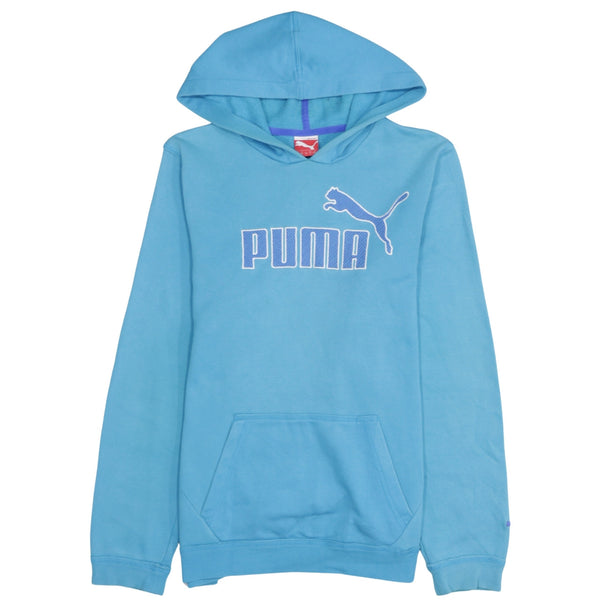 Puma 90's Spellout Pullover Hoodie XXLarge (2XL) Blue