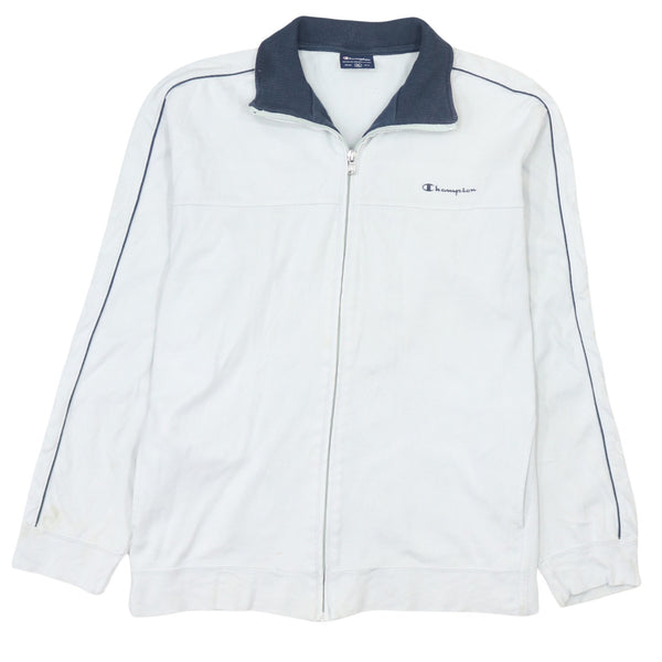 Champion Vintage 90's Full Zip Lightweight Sweatshirt XL Grey