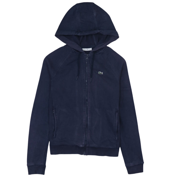 Lacoste 90's Sportswear Full Zip Up Hoodie XSmall  Navy Blue