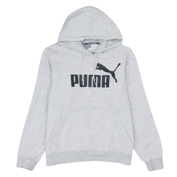 Puma 90's Grey Spellout Pullover Hoodie Boy's XLarge