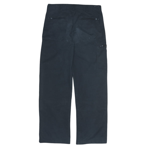 Dickies 90's Vintage Black Lightwash Straight Leg Baggy Trousers Pants Men's 32