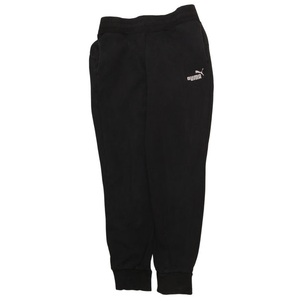 Puma Vintage 90's Black Casual Joggers for Women Small Sweatpants