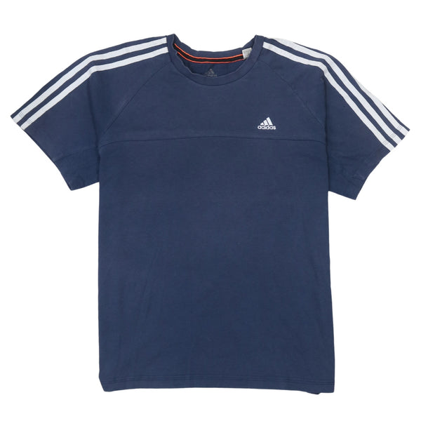 Adidas 90's Short Sleeves Crew Neck T Shirt Medium Blue