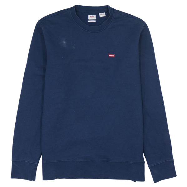 Levi's 90's Lightweight Crew Neck Sweatshirt Medium Navy Blue