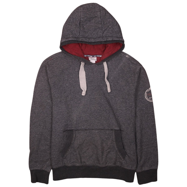 Ellesse Retro 90's Grey XXLarge Pullover Hoodie with Drawstring Pockets
