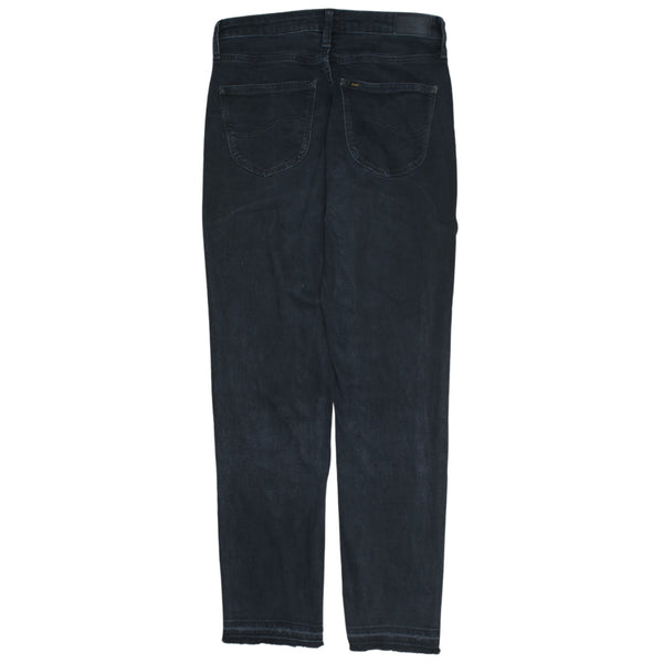 Lee 90s Men's Black Lightwash Casual Pants Trousers 29 Vintage