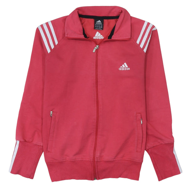 Adidas 90's Lightweight Full Zip Up Sweatshirt XLarge Pink