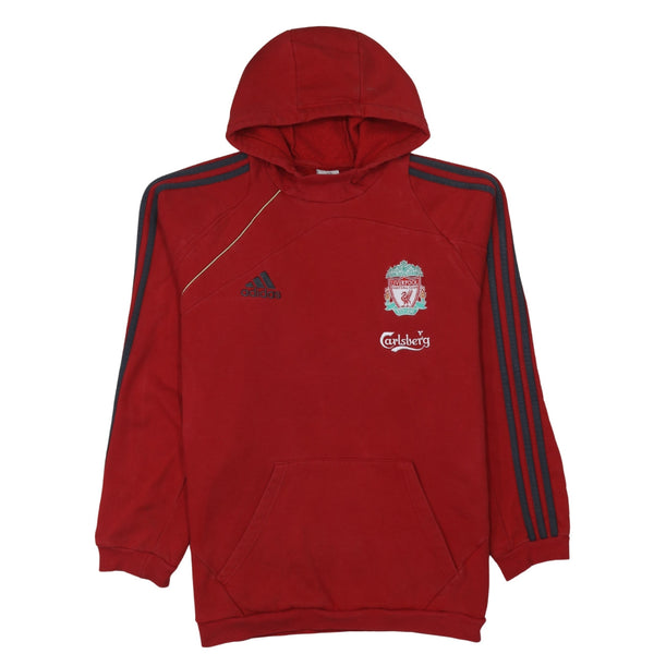 Adidas 90's Liverpool Football Club Pullover Hoodie Medium  Red