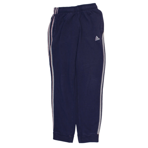 Adidas Vintage Navy 90's Joggers Sweatpants Elastic Waist Small