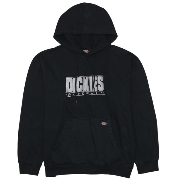 Dickies 90's Black Spellout Pullover Hoodie XL Vintage