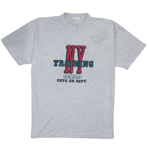 Adidas 90's Short Sleeves Crew Neck T Shirt XLarge  Grey