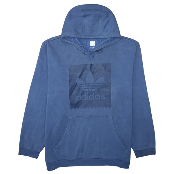 Adidas 90's Spellout Pullover Hoodie XXLarge (2XL) Navy Blue