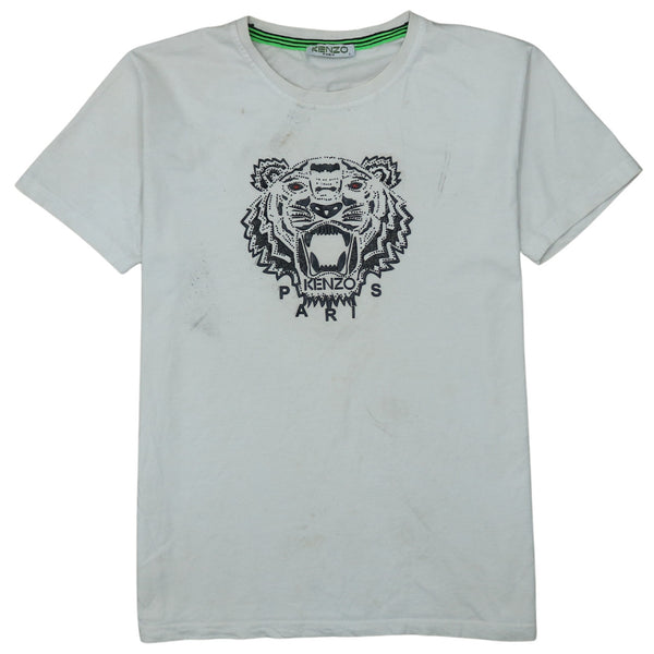 Kenzo 90's Vintage Black Spellout T-Shirt Men's Large